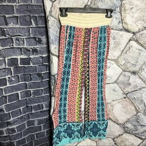 Rue 21 Multi Colors/Designs Bell/Flare Bottom Pants Jrs 0-2